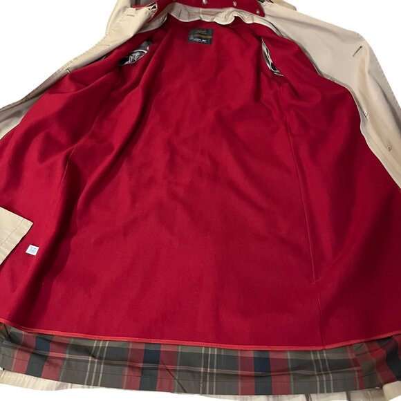 Vintage London Fog Tempo Europa Trench Coat Scarf Set Used 10Pd - Picture 4 of 16